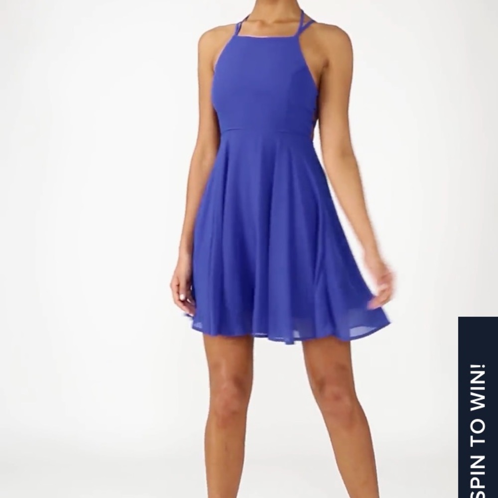 Lulus blue dress